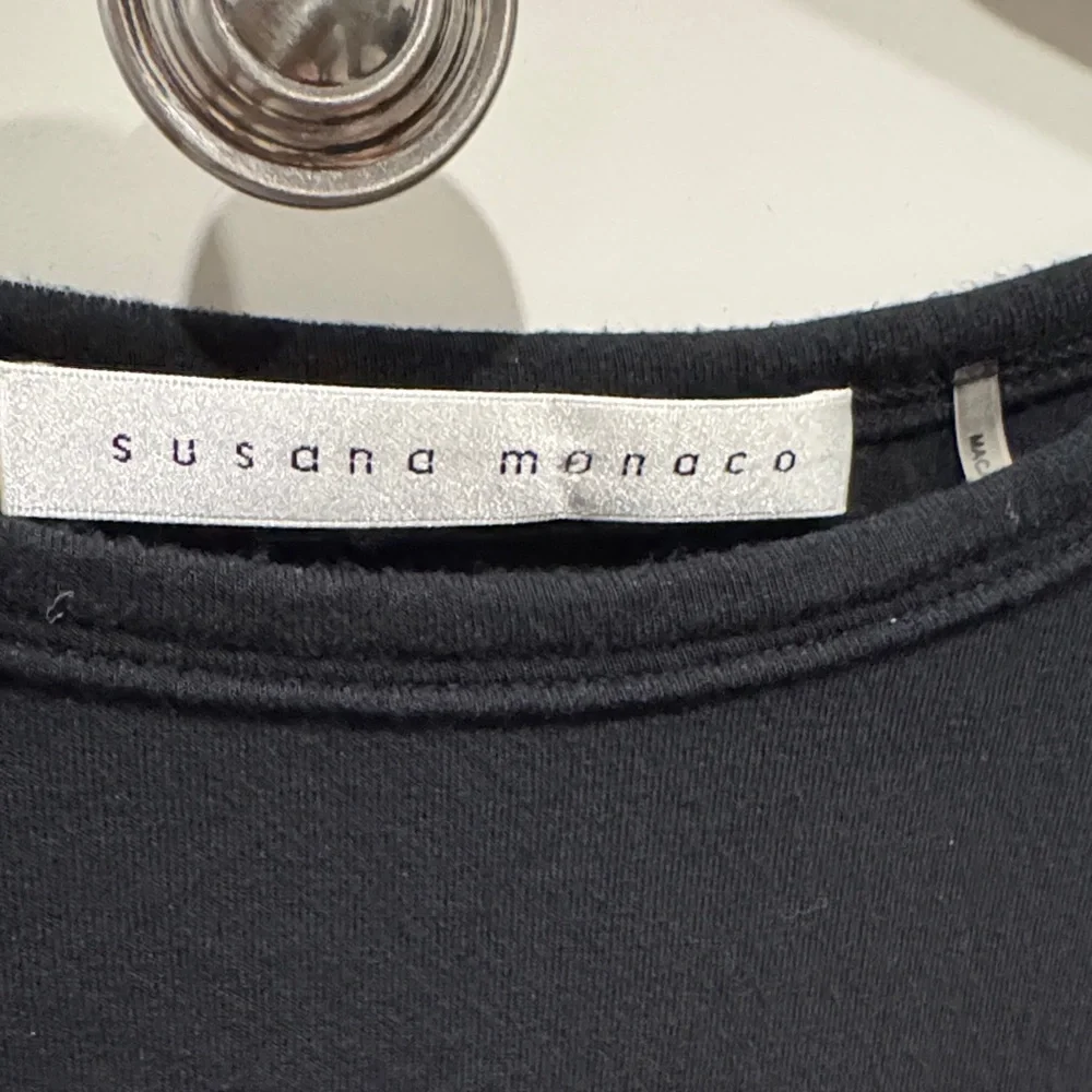 Susana Monaco Black Sleeveless Tunic Top - Picture 2 of 3